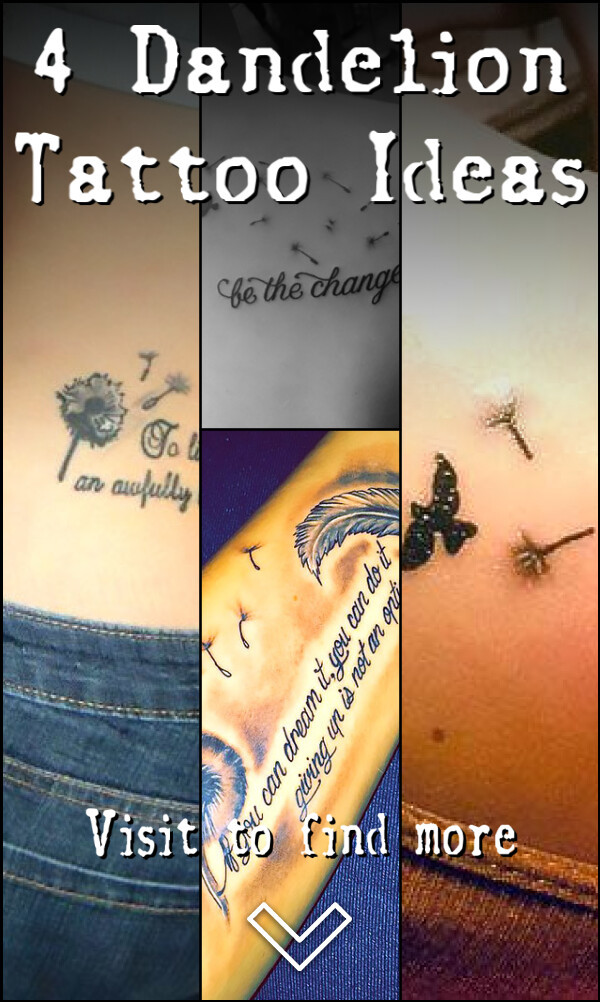 4 Dandelion Tattoo Ideas