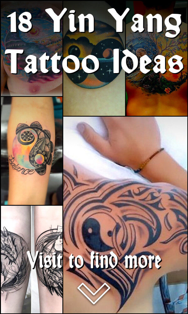 18 Yin Yang Tattoo Ideas