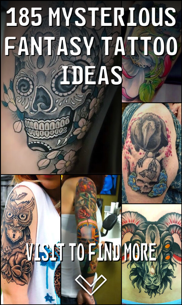 185 Mysterious Fantasy Tattoo Ideas