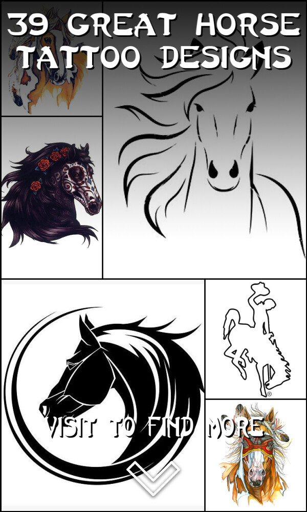 39 Great Horse tattoo designs