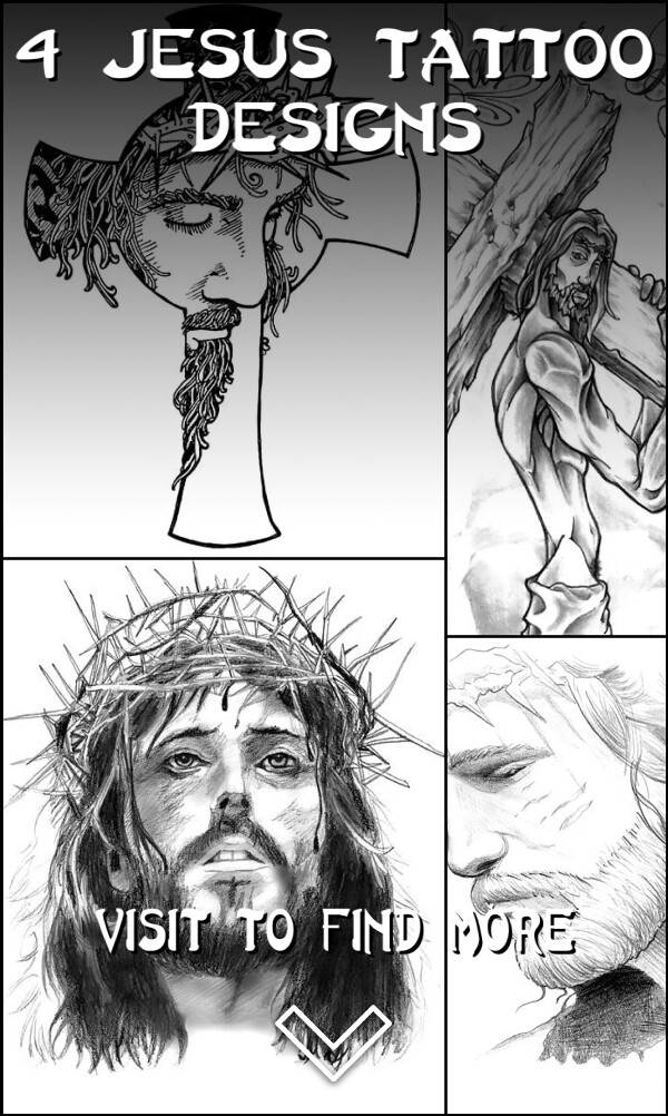 4 Jesus Tattoo Designs