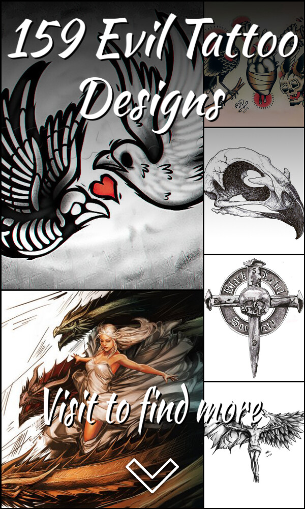 159 Evil Tattoo Designs