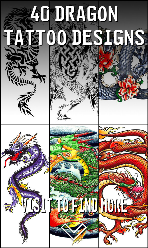40 Dragon Tattoo Designs