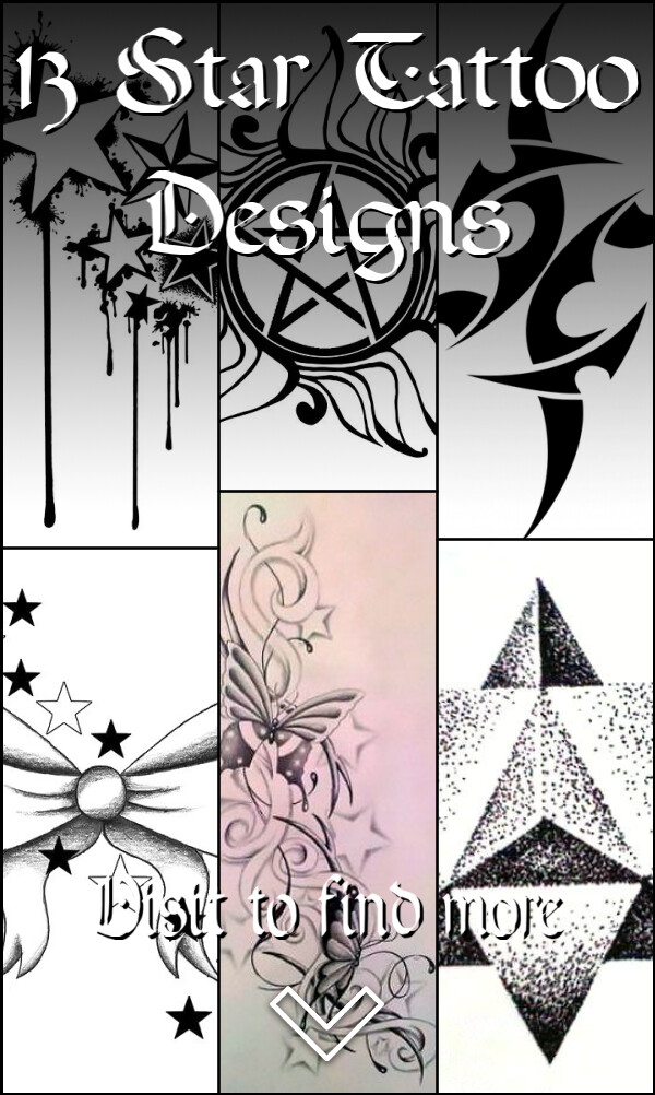 13 Star Tattoo Designs