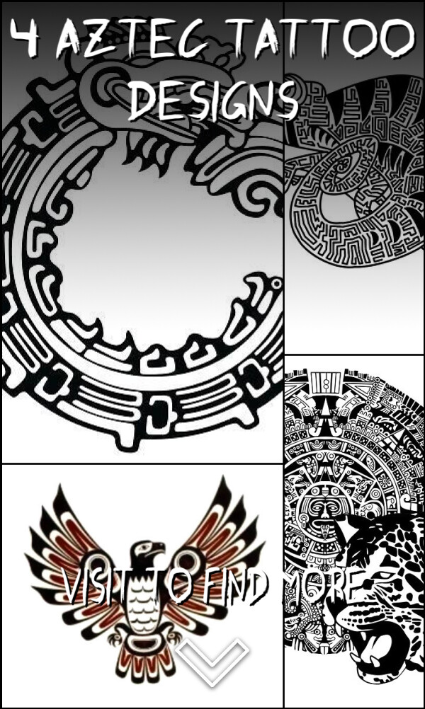 4 Aztec Tattoo Designs