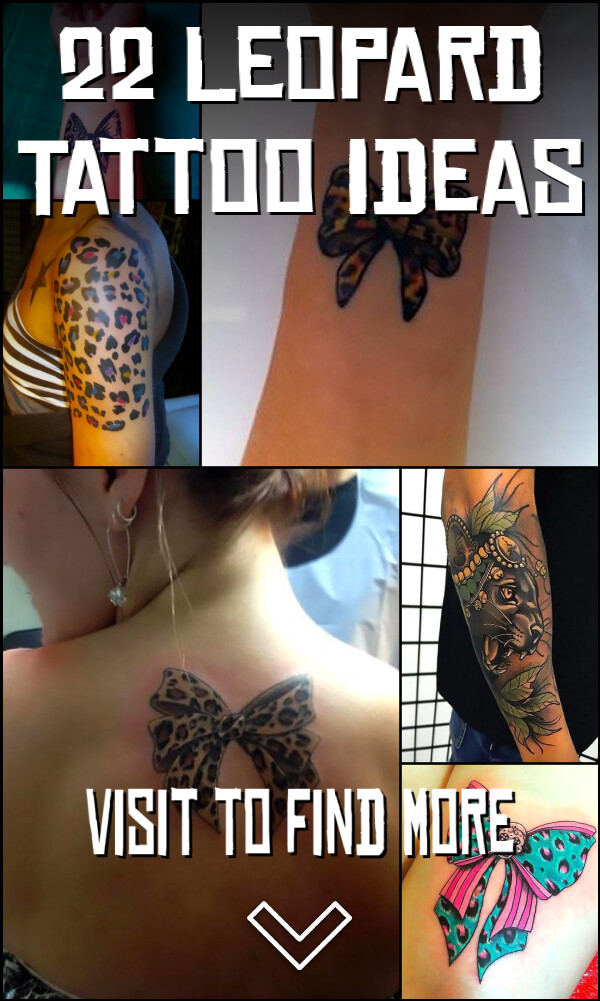 22 Leopard Tattoo Ideas