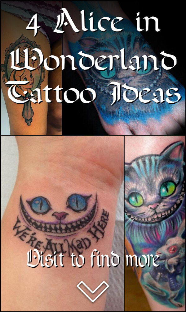 4 Alice in Wonderland Tattoo Ideas