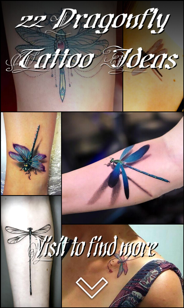 22 Dragonfly Tattoo Ideas