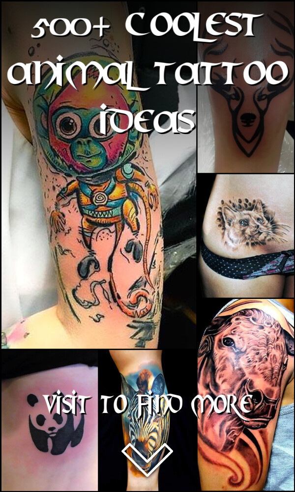 500+ Coolest Animal Tattoo Ideas