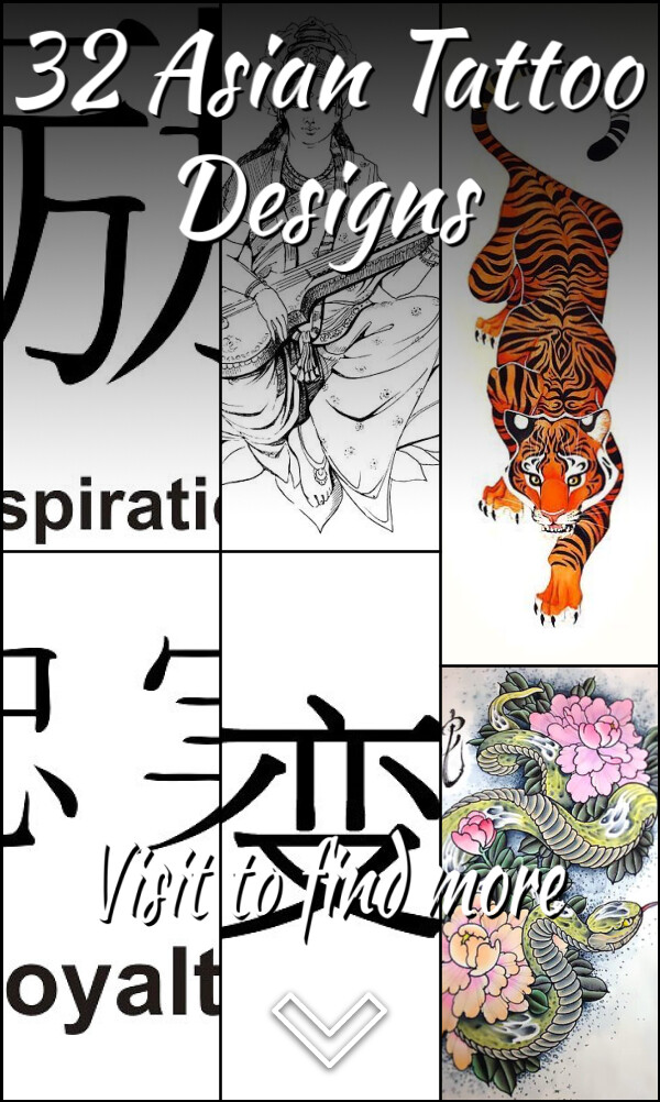 32 Asian Tattoo Designs