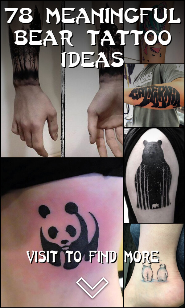78 Meaningful Bear Tattoo Ideas