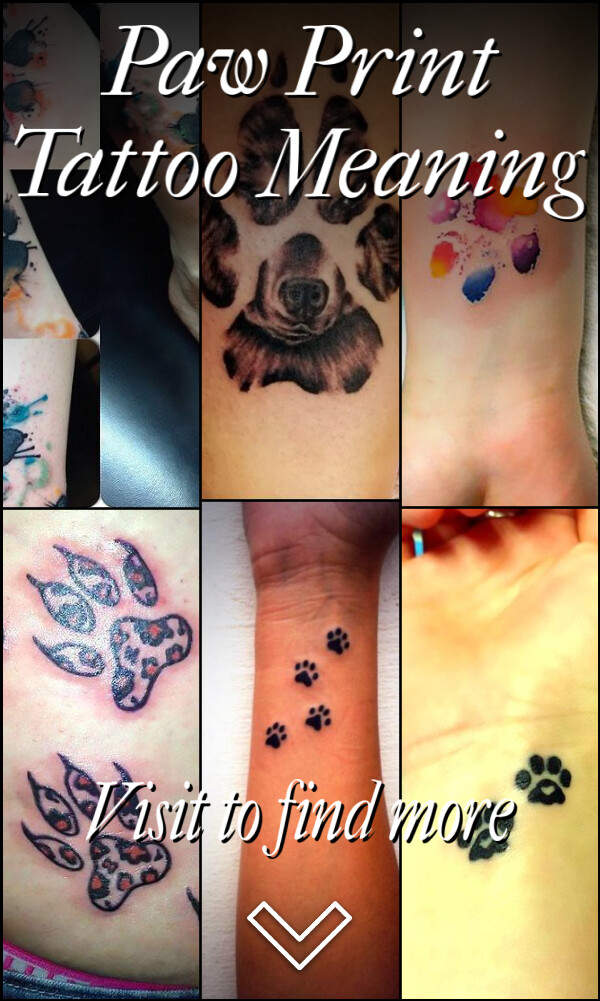 Paw Print Tattoo Meaning