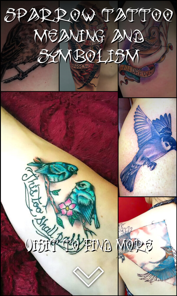 Sparrow Tattoo Meaning and Symbolism