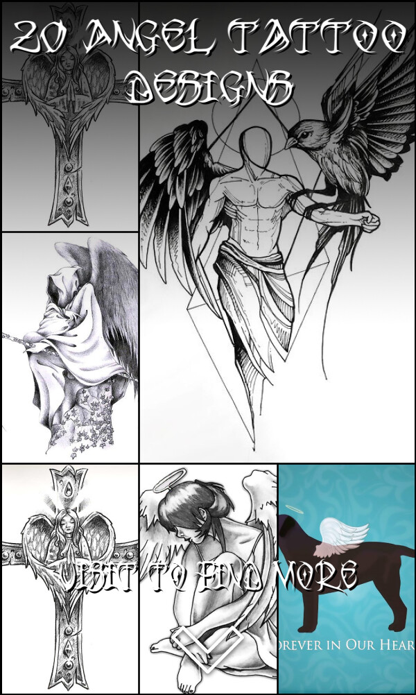 20 Angel Tattoo Designs