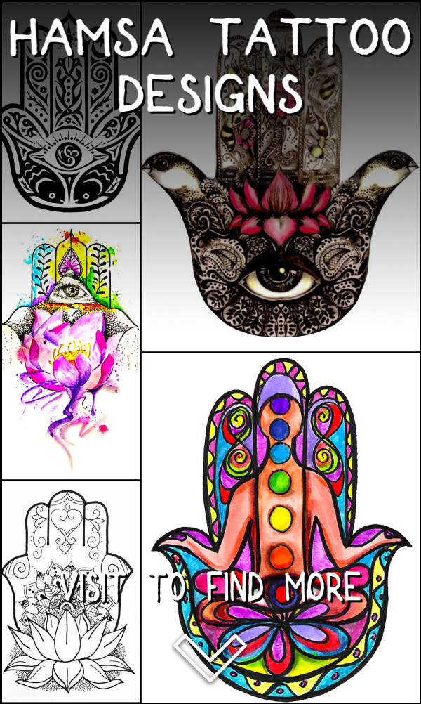 5 Hamsa Tattoo Designs