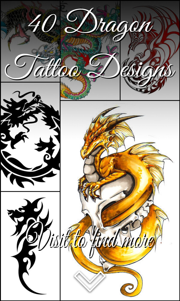 40 Dragon Tattoo Designs