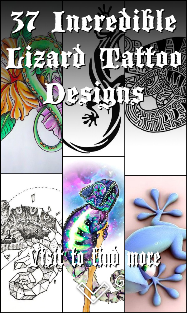 37 Incredible Lizard Tattoo Designs