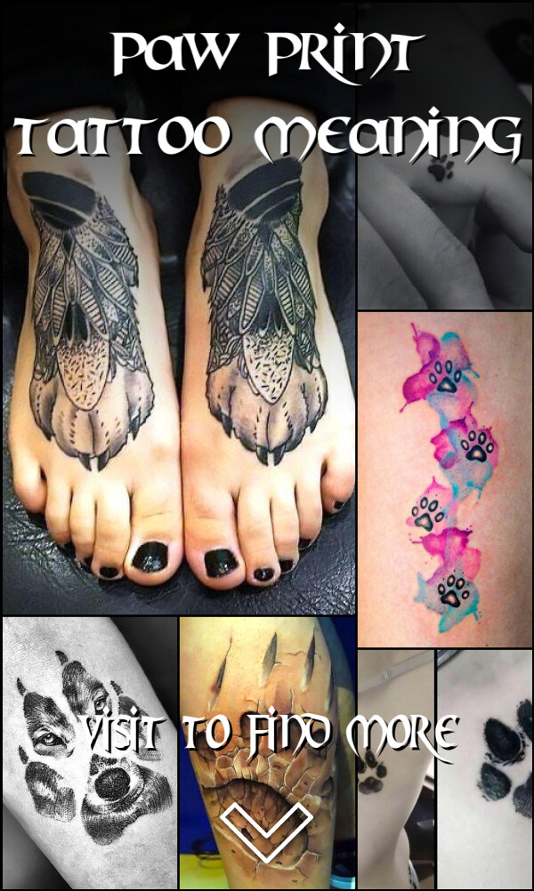 Paw Print Tattoo Meaning