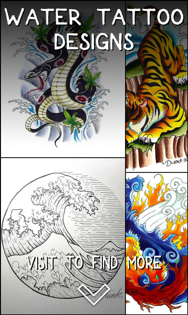 4 Water Tattoo Designs
