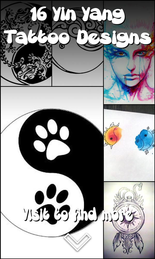 16 Yin Yang Tattoo Designs