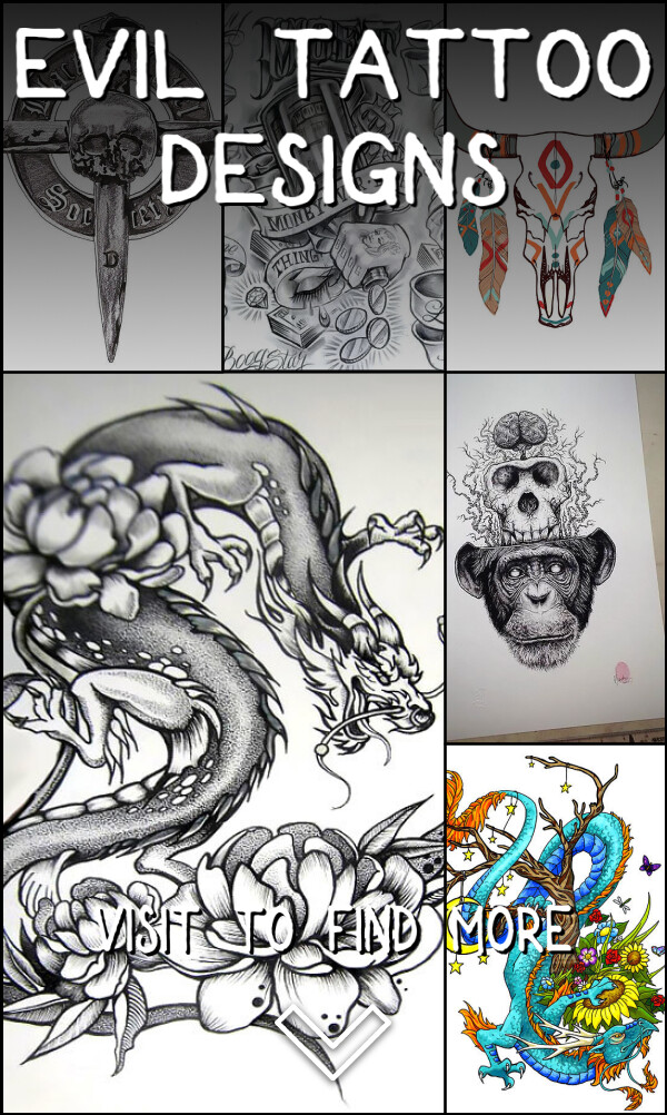 159 Evil Tattoo Designs