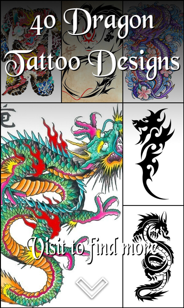 40 Dragon Tattoo Designs