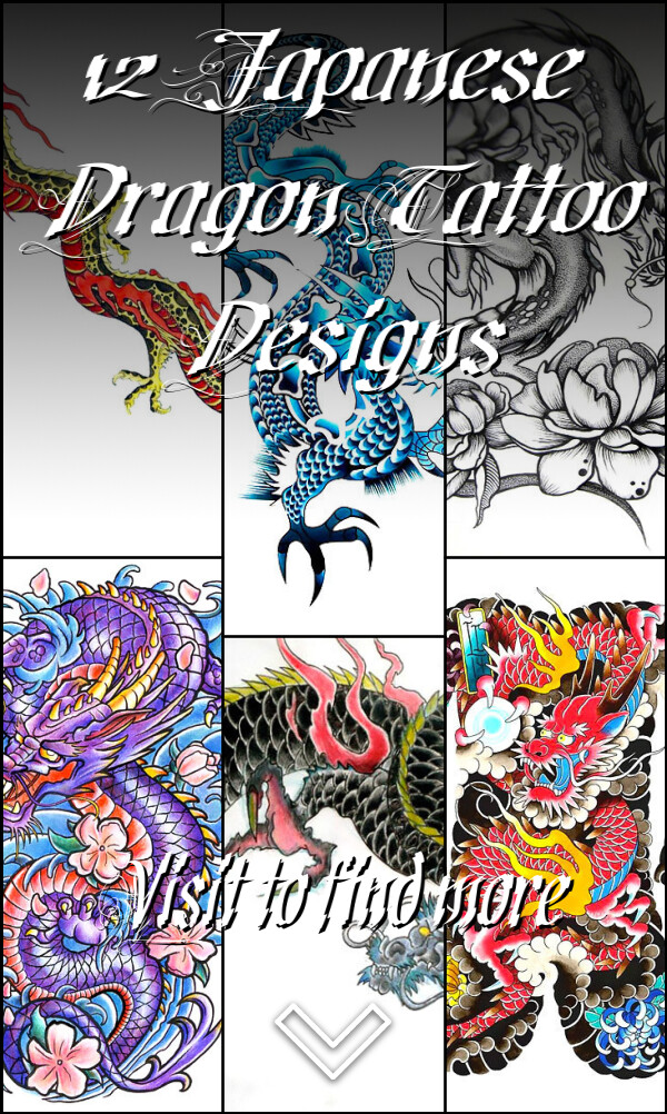 12 Japanese Dragon Tattoo Designs