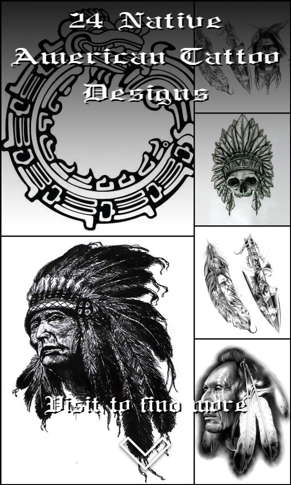24 Native American Tattoo Designs