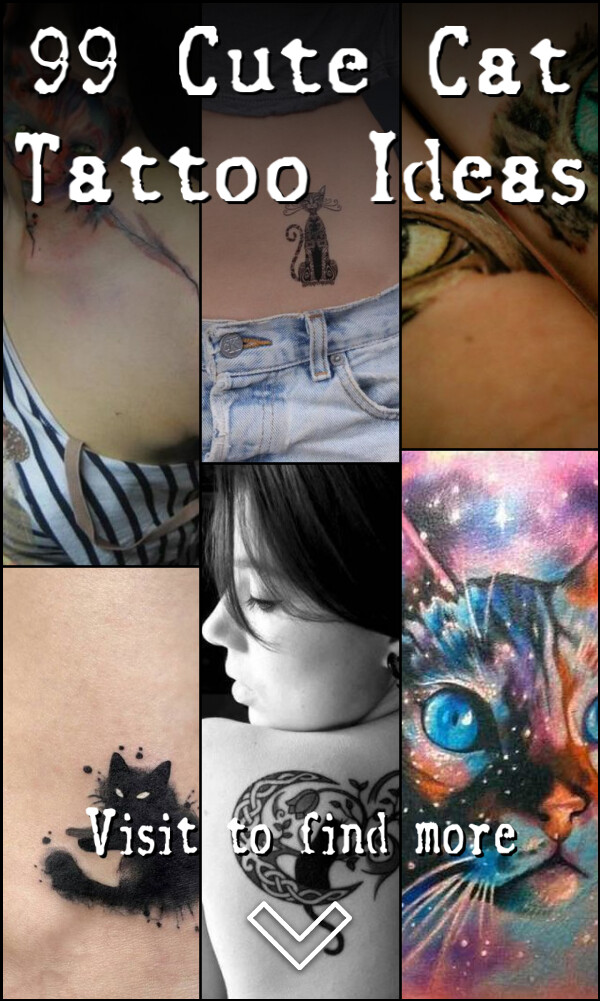 99 Cute Cat Tattoo Ideas
