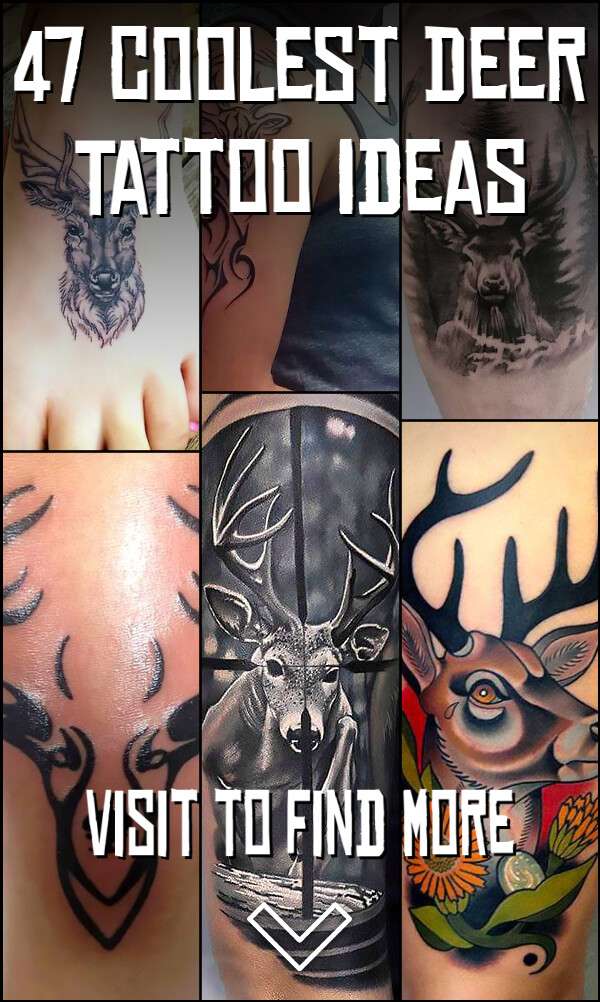 47 Coolest Deer Tattoo Ideas