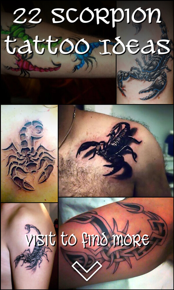 22 Scorpion Tattoo Ideas