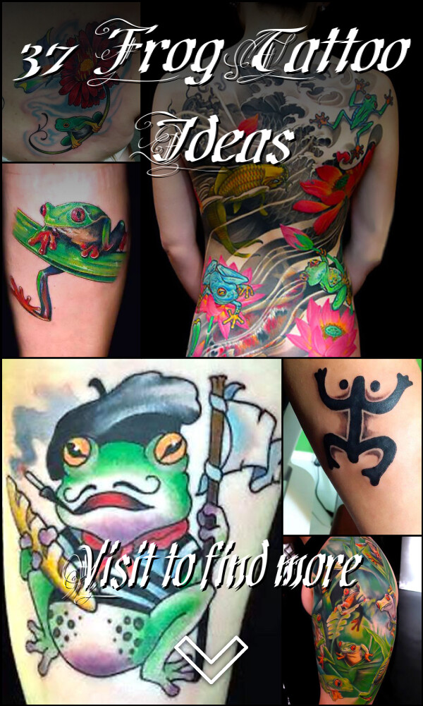 37 Frog Tattoo Ideas