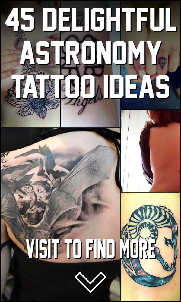 45 Delightful Astronomy Tattoo Ideas