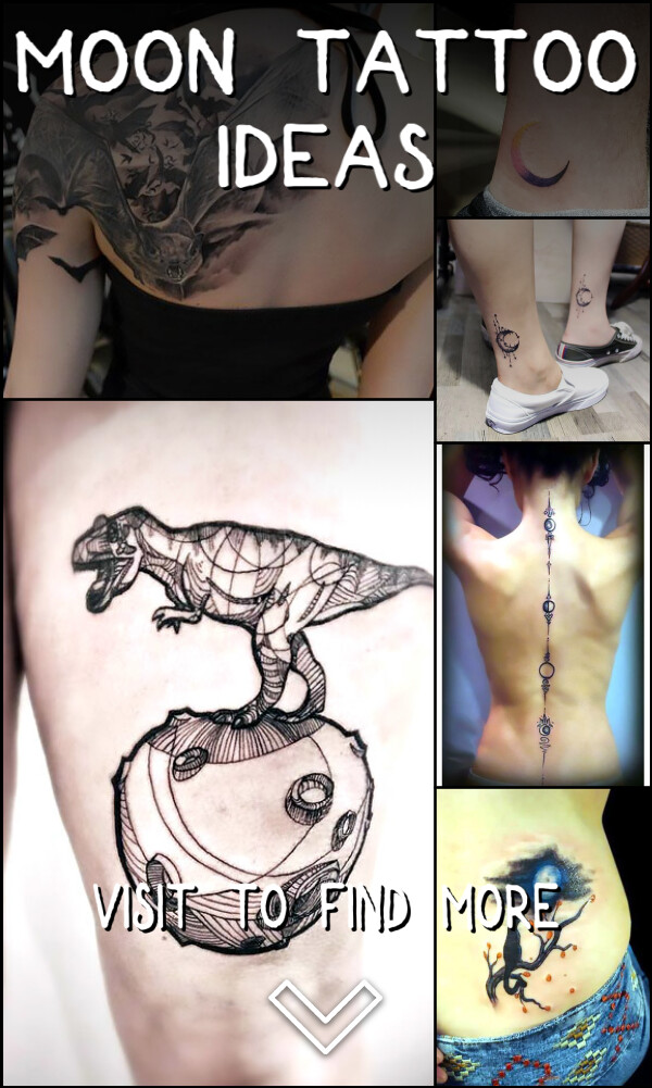 33 Moon Tattoo Ideas