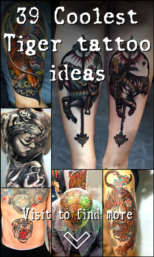 39 Coolest Tiger tattoo ideas