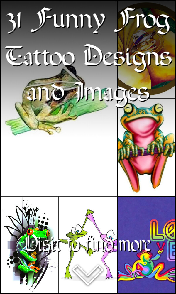 31 Funny Frog Tattoo Designs and Images