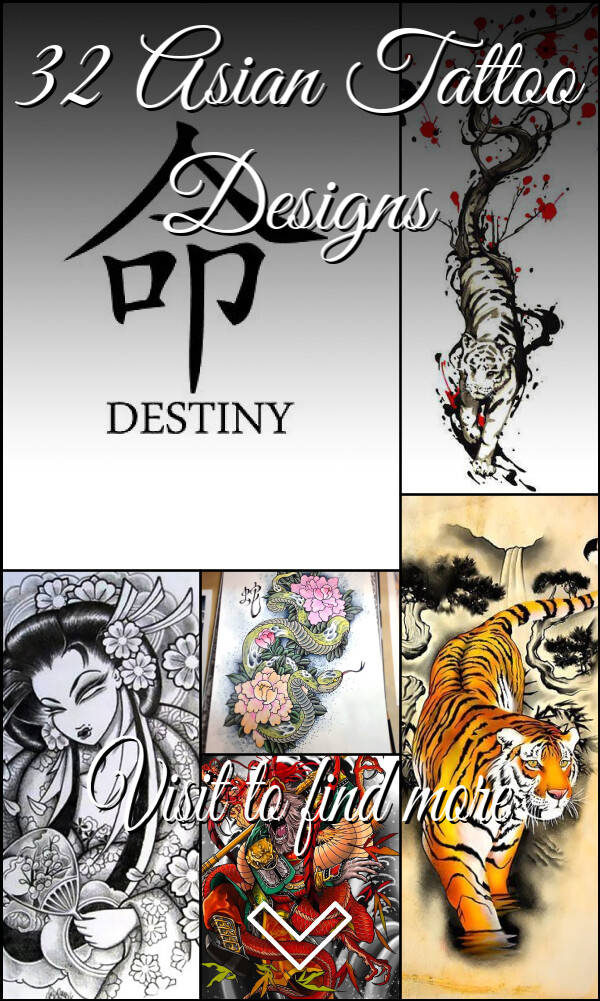 32 Asian Tattoo Designs