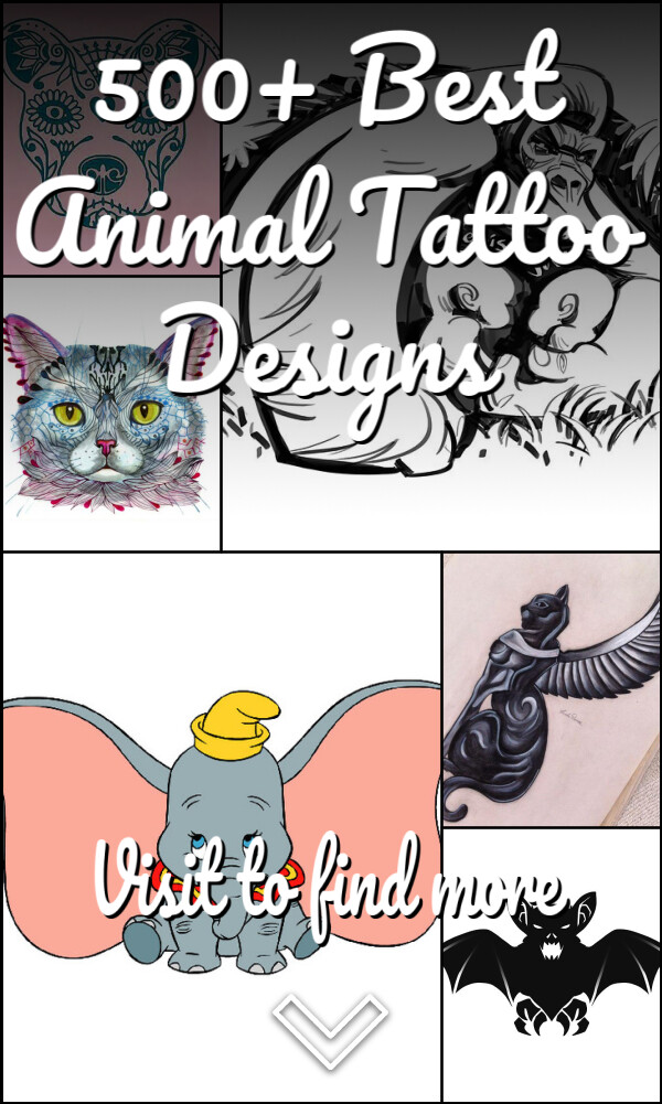 500+ Best Animal Tattoo Designs