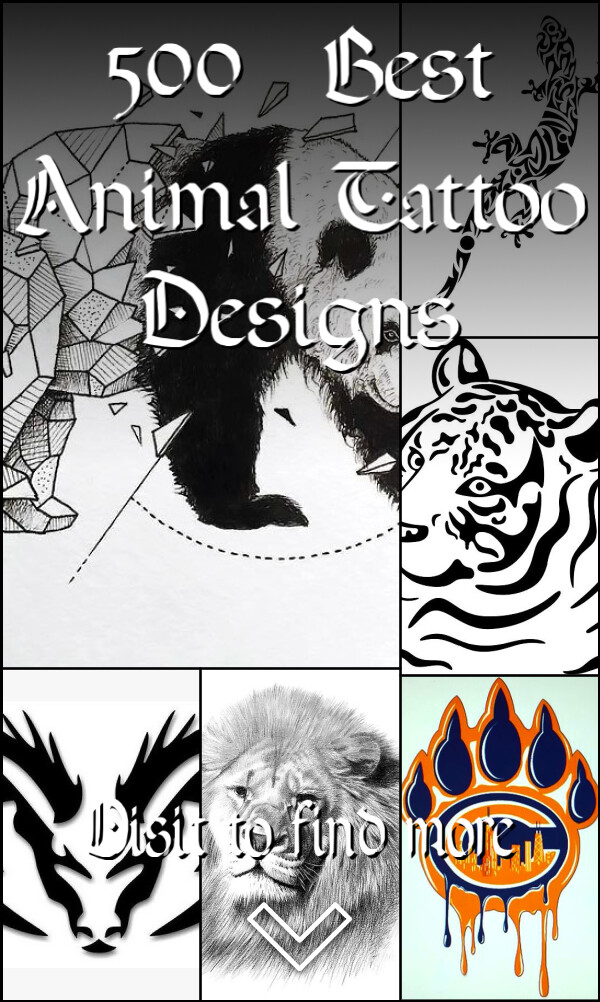 500+ Best Animal Tattoo Designs