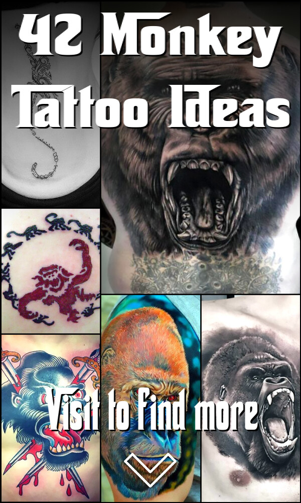 42 Monkey Tattoo Ideas