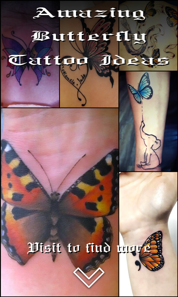 Amazing Butterfly Tattoo Ideas