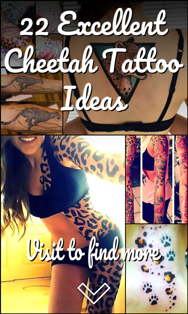 22 Excellent Cheetah Tattoo Ideas