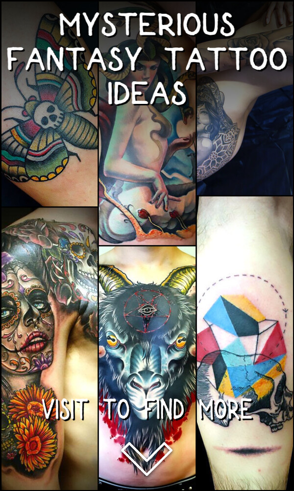 185 Mysterious Fantasy Tattoo Ideas