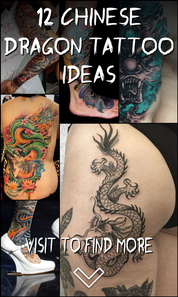 12 Chinese Dragon Tattoo Ideas