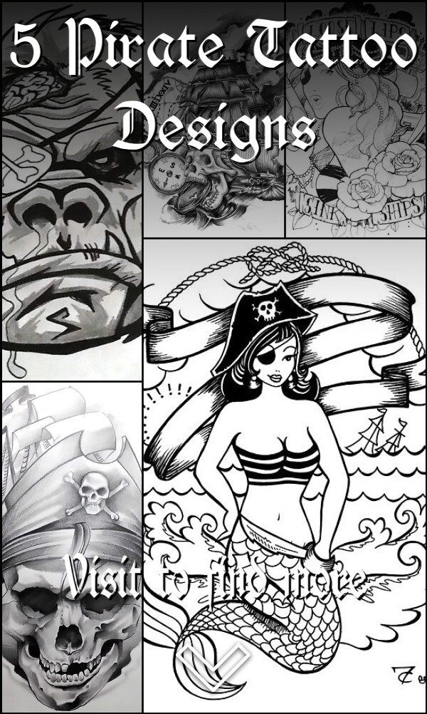 5 Pirate Tattoo Designs