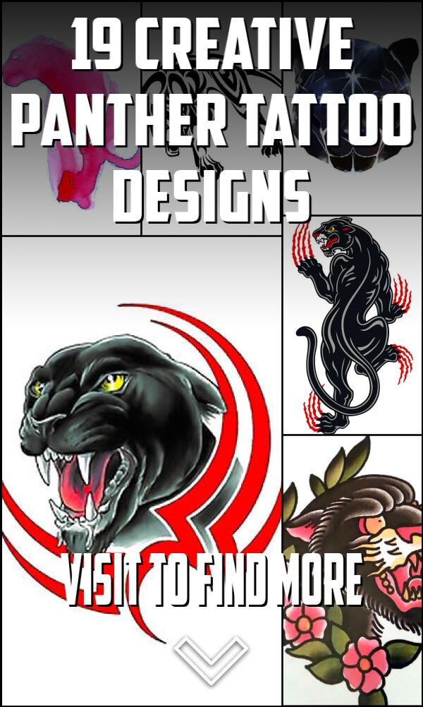 19 Creative Panther Tattoo Designs