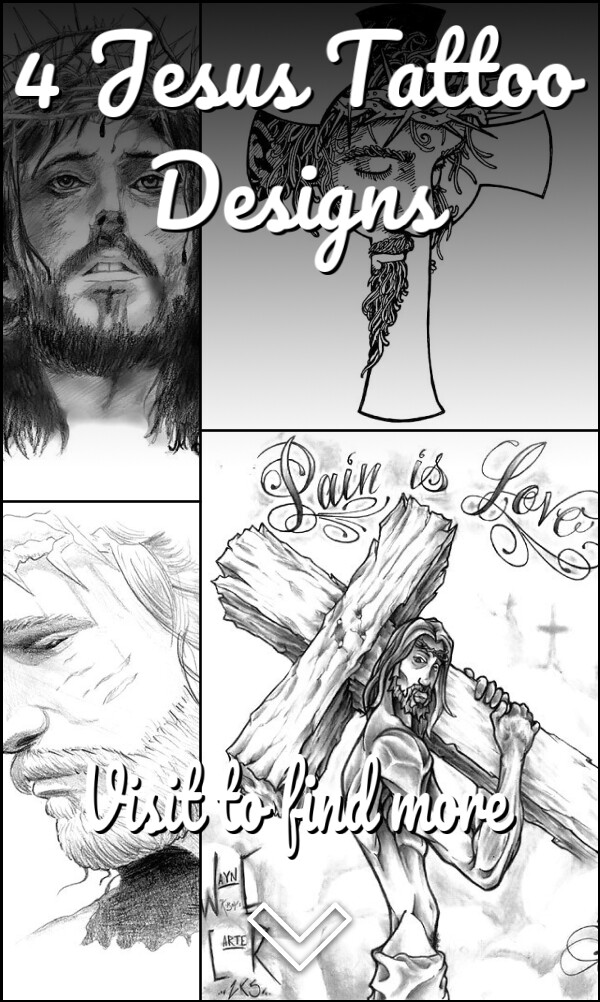 4 Jesus Tattoo Designs