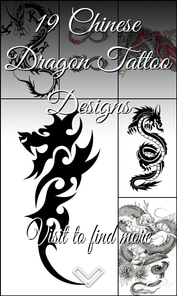 19 Chinese Dragon Tattoo Designs