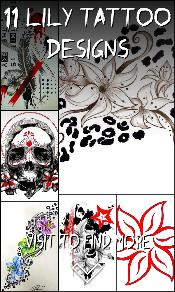 11 Lily Tattoo Designs