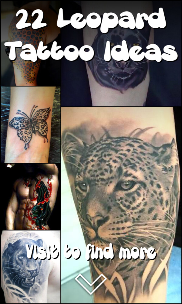 22 Leopard Tattoo Ideas